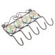 Turquoise Round Ceramic Floral Tiles Hooks Online
